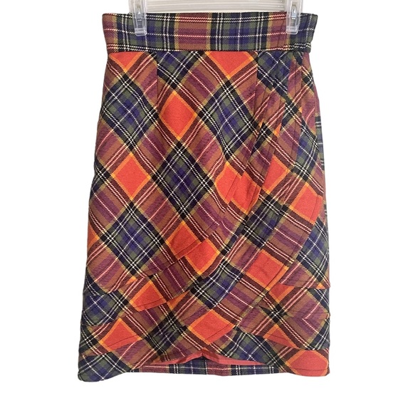 Anthropologie Plenty by Tracy Reese Easy Keeper plaid skirt (6) - Picture 1 of 8